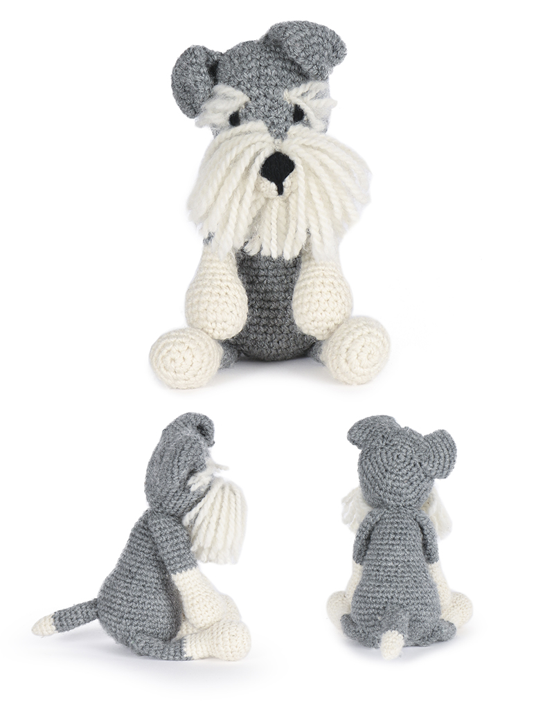 toft romeo the schnauzer amigurumi crochet animal